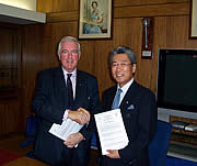 Mr Craig Reedie and Mr Tsuneazu Takeda