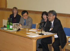 Professor Foot, Dr Tsang, Dr Rose and Minister Ishii