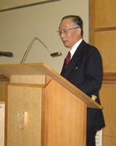 Ambassador Orita delivers the opening speech