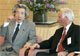 Prime Minister Koizumi and Sir John Houghton