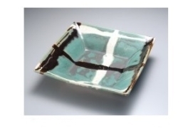 Square plate - Hamada Shōji