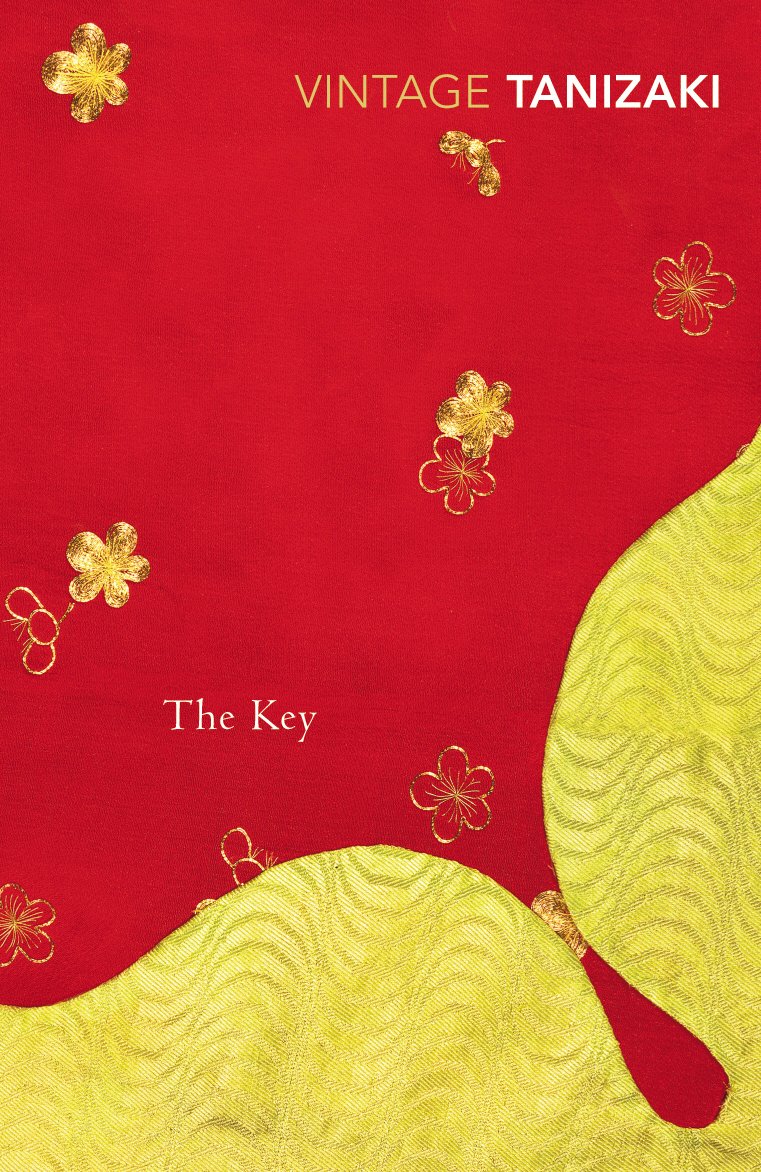 Img:Red book cover with golden flowers