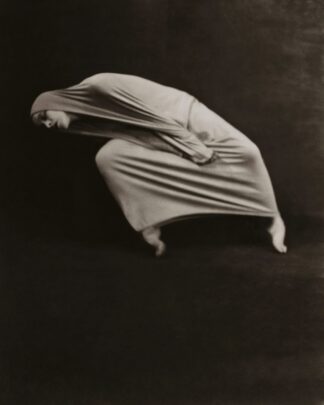 Woman dancing in the cloth