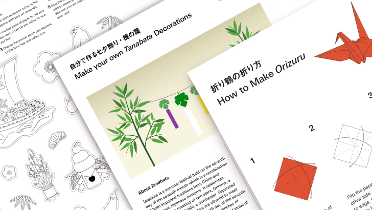 Img:papers of explanation of Origami