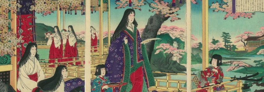 Img:Heian era princess and servants 