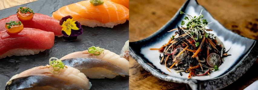 Img:Sushi and Hijiki