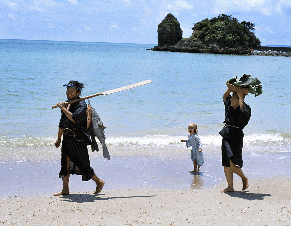 Img:photo by Mao Ishikawa An uminchu caught many fish
