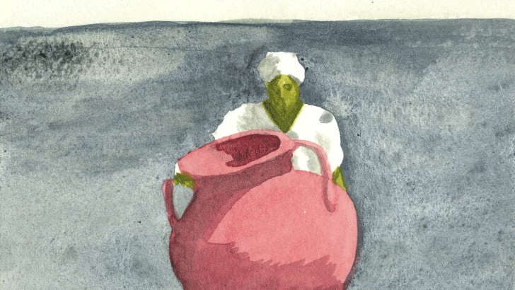 Img: Detail from 'Horserace on the Shelf' by Mayu Kakuda, featured in the WAVE exhibition
