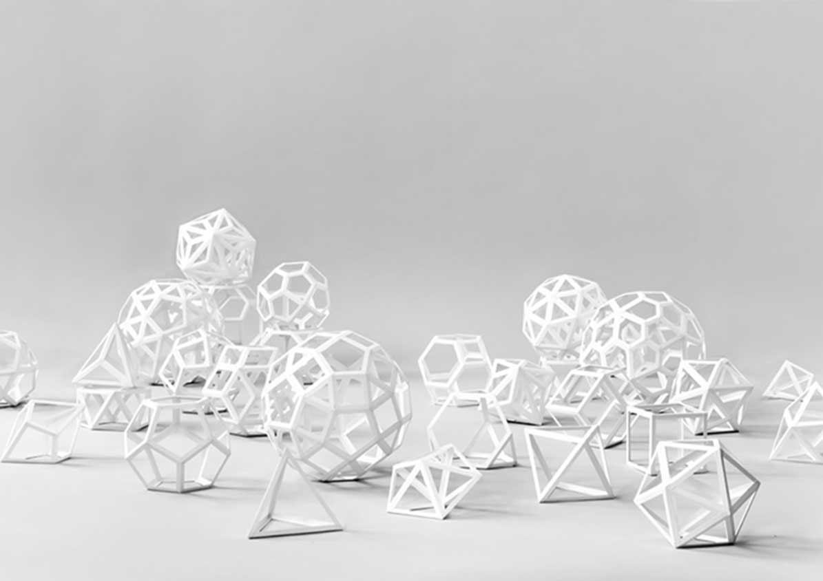 Display: The Geometrist by Tomoko AZUMI