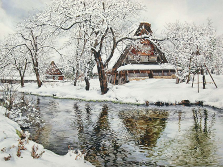 Japan in Landscape – Watercolour Paintings exhibition by Matthew Phinn