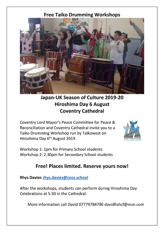 Taiko Drumming Workshop