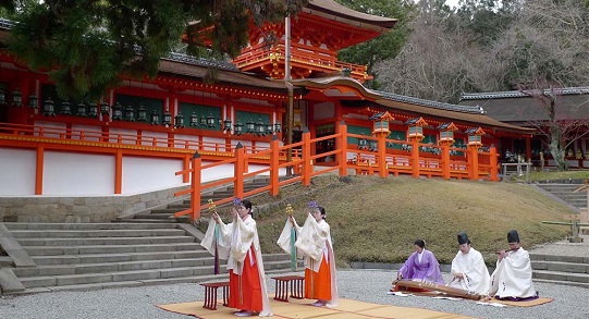 Kagura and Shinto: Performance & Talk by Kasuga Taisha and Niukawakami Shrine with Chief Priests Kasannoin Hirotada & Kusaka Yasuhiro