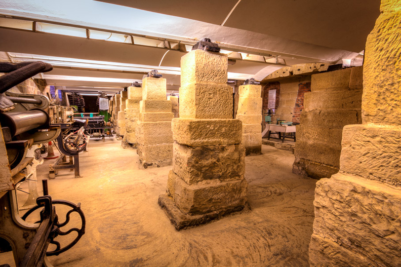 Textile installation by artist Seiko Kinoshita