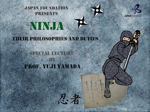 Ninja: Their Philosophies and Duties - A Talk by Prof Yuji Yamada