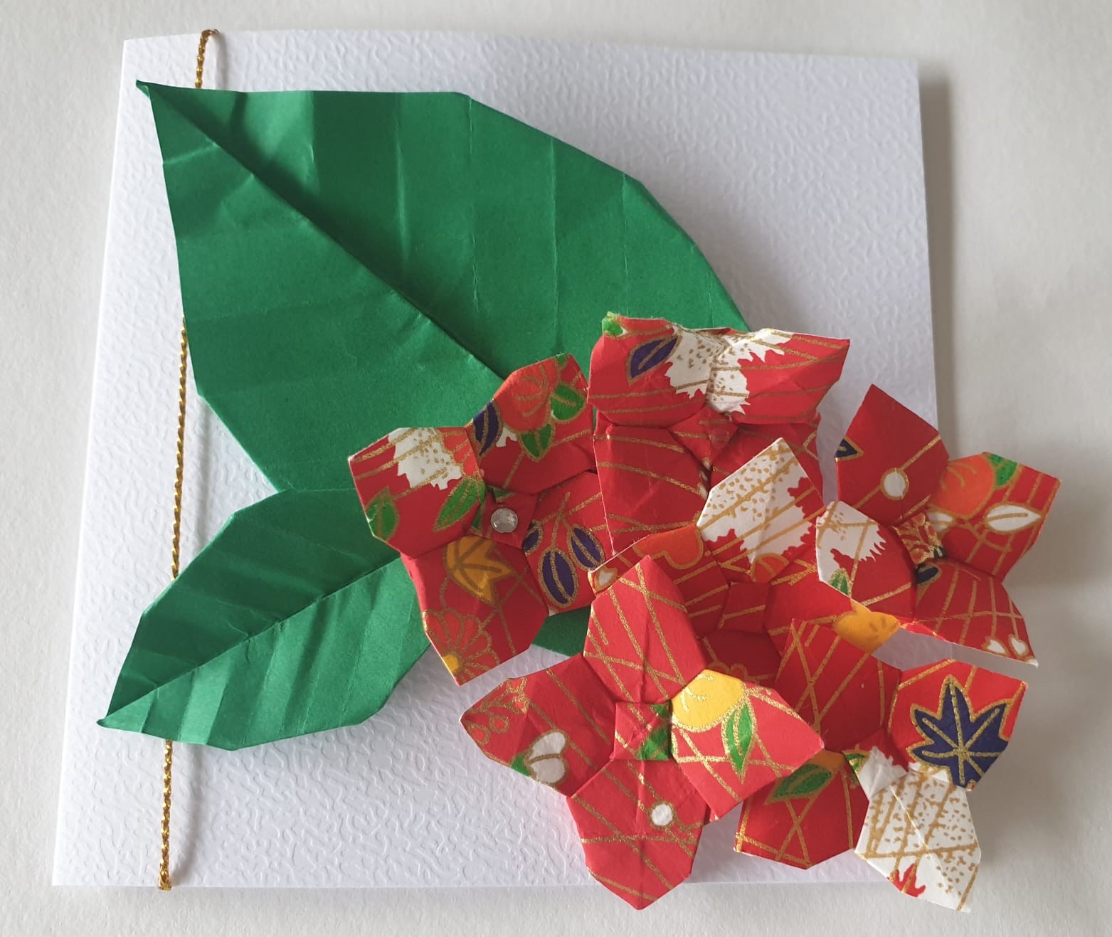 Img-Origami Workshop Part 8: Geometric Rose Greeting Card and Hydrangea Making with Alice Stern