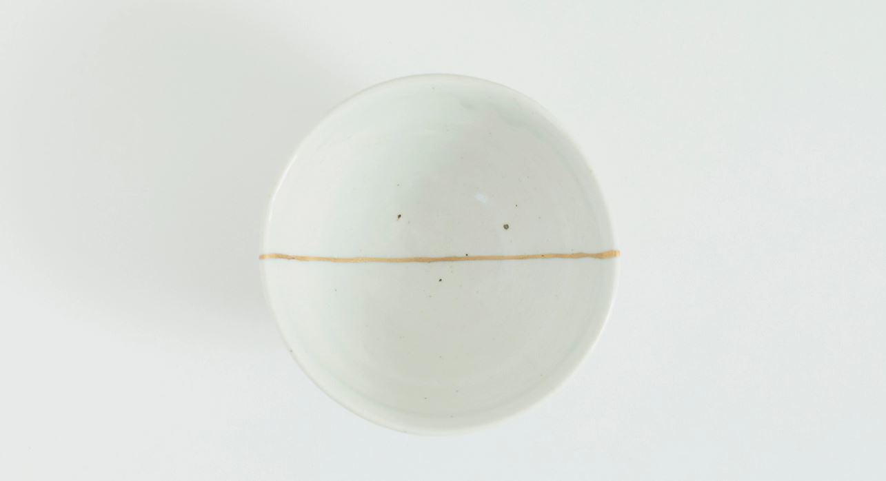Kintsugi repaired bowl
