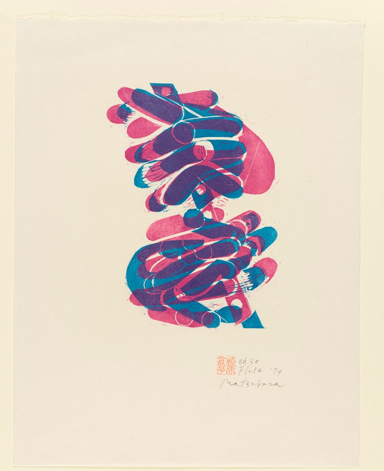 Img: Painting of hands playing a flute