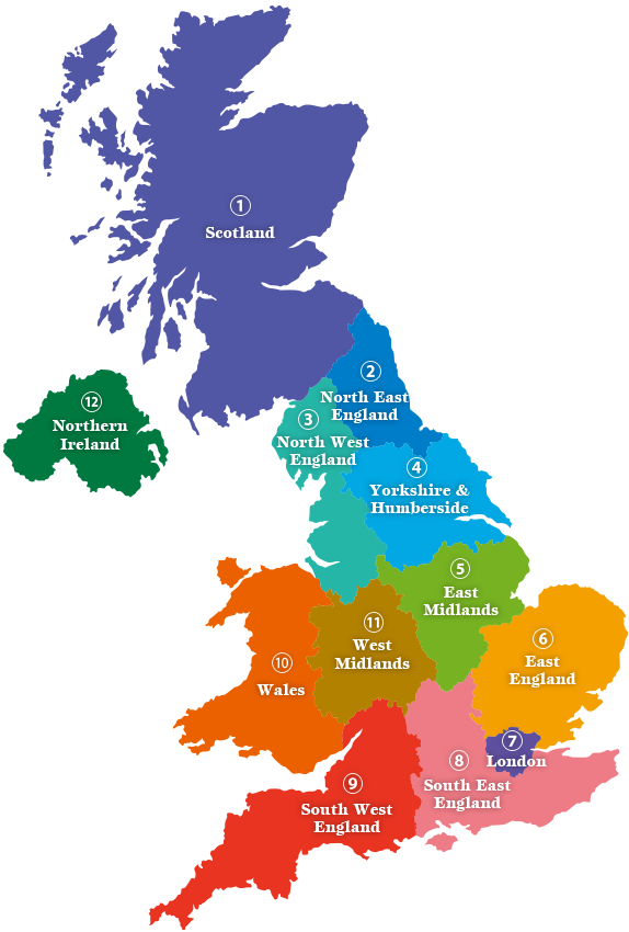 You can find JAPANESE COMPANIES throughout the UK