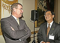 Minister Kishino with HRH The Duke of York 