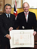 Sir Richard Needham and Ambassador Nogami