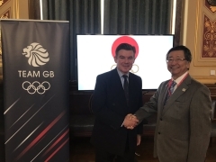 With Sir Hugh Robertson