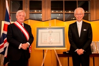 Sir Michael Rake and Ambassador HAYASHI Hajime