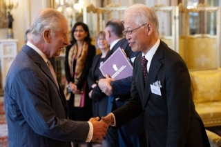 King Charless III and Ambassador Hayashi